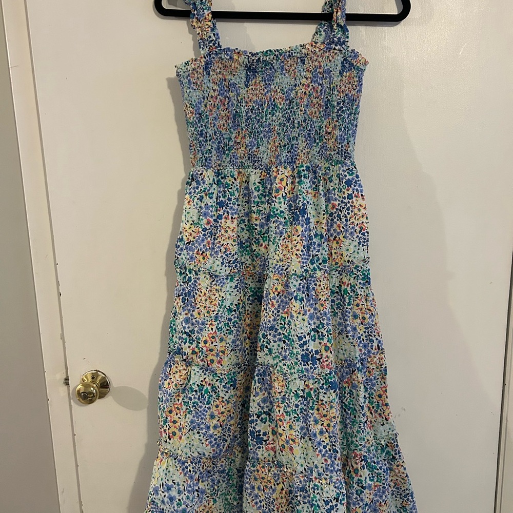 J. Crew Women’s Floral Dress - Blue and Multicolor